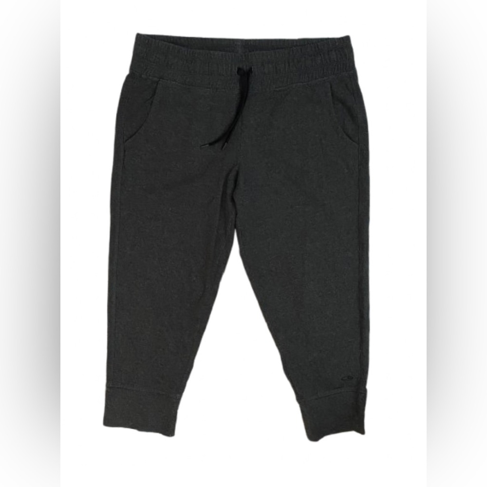 C9 Chalpion Women’s Tech Cropped Capri Length Jogger Pants Charcoal Large